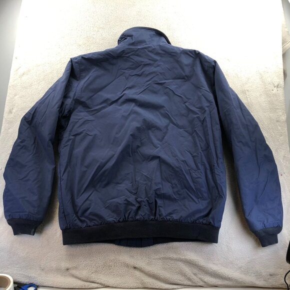 L.L. Bean Mens Bomber Jacket Size XLT Full Zip Stand Collar Outdoors Insulated - Picture 12 of 12